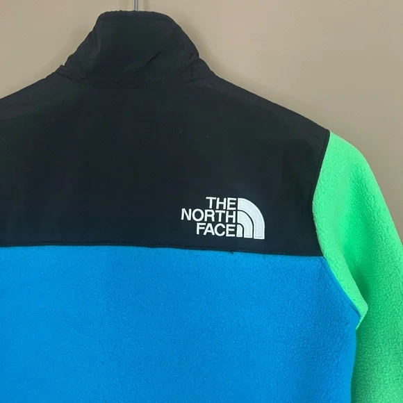 {The North Face} Unisex Denali Fleece Polartec Jacket Colorblock - Youth Large - Picture 7 of 12